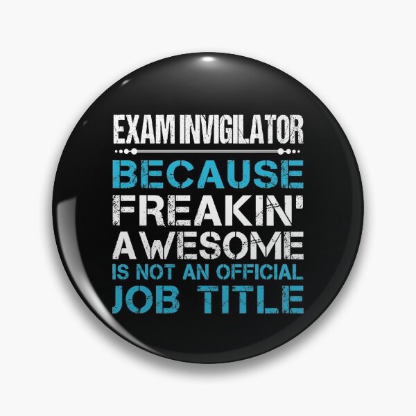 Item preview, Exam Invigilator T Shirt - Freaking Awesome Gift Item Tee designed and sold by hinettiker.