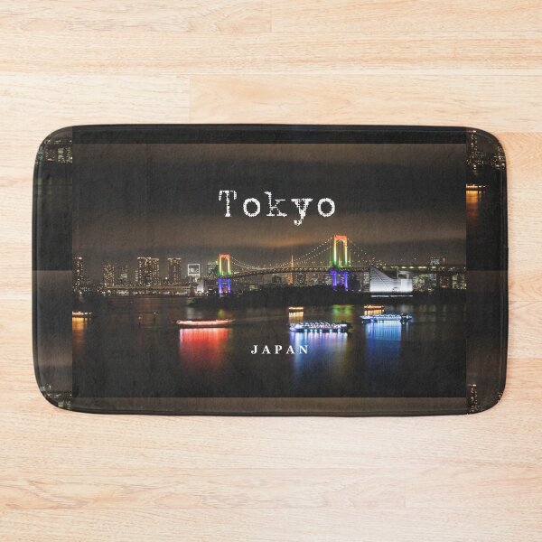 Item preview, Tokyo, Japan - Beautiful Tokyo & Rainbow Bridge at Night (TT) designed and sold by leemcnut.