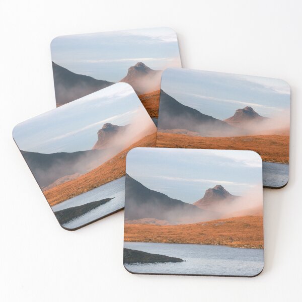 Item preview, Stac Pollaidh Autumn Mist Knockan Rock Assynt Scotland designed and sold by PhotosEcosse.