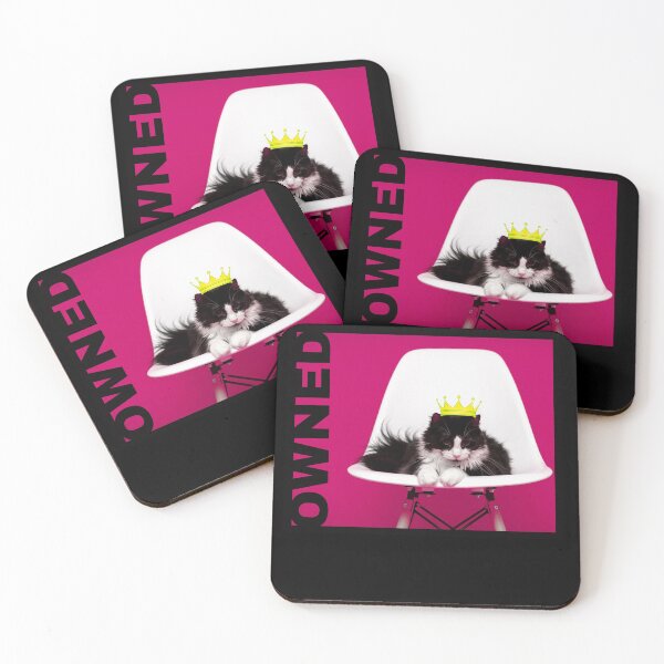 Item preview, Cat Owned Royal Kitty Funny Feline Poster Art designed and sold by CRHPOD20.