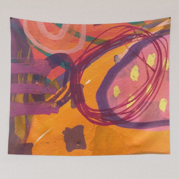 Item preview, orange skribble designed and sold by Janice Aitken.