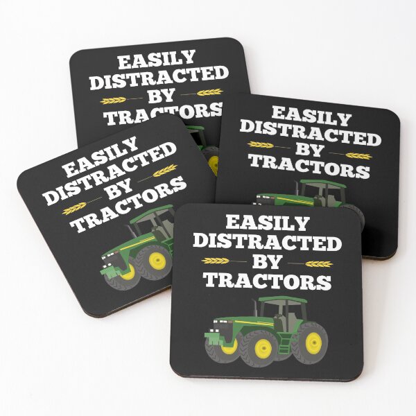 Item preview, Easily Distracted by Tractors. Original design for Farmers who live on a ranch. designed and sold by Kipcio.