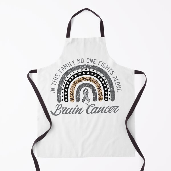 Item preview, Brain Cancer Awareness No One Fights Alone Grey Ribbon Gift designed and sold by larspat.