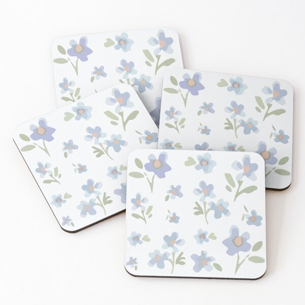 Item preview, Blue Flower Aesthetic Illustration Design designed and sold by ahzarts.