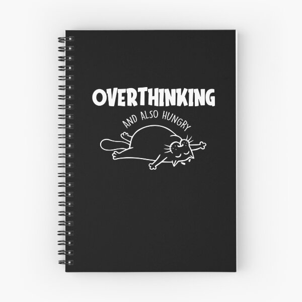 Item preview, Overthinking And Also Hungry Cat Funny Cat Lovers designed and sold by Dressed For  Duty.
