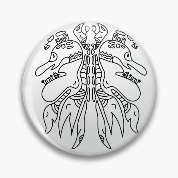 Item preview, "Positioning" Doodle Art Black and White designed and sold by R4CProject.
