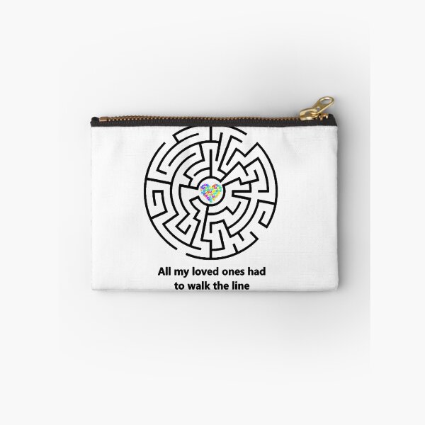 Item preview, Autism Puzzle Heart maze, walk the line designed and sold by Hypnotees.