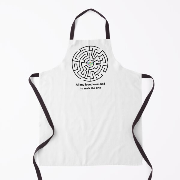 Item preview, Autism Puzzle Heart maze, walk the line designed and sold by Hypnotees.