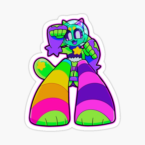 Neon Cat Sticker