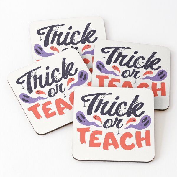 Item preview, Trick or Teach // Funny Teacher Halloween designed and sold by SLAG-Creative.