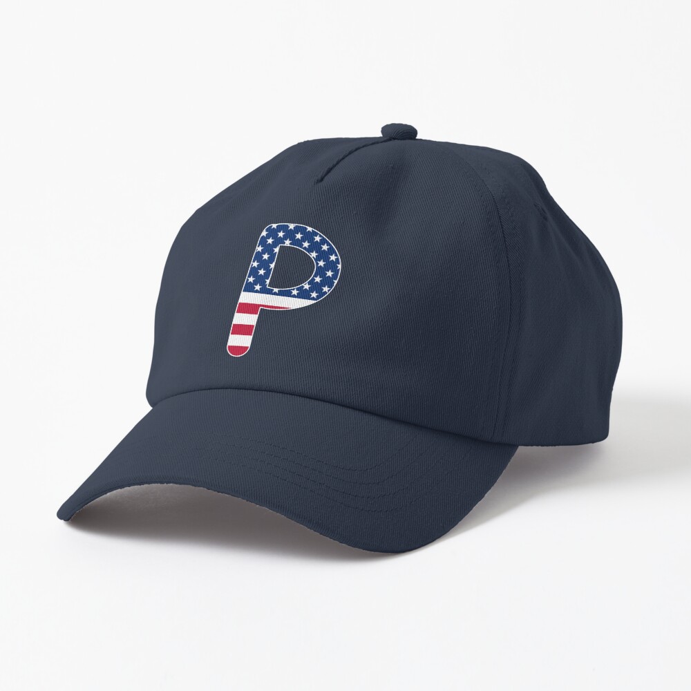 Snapback hat P flag design