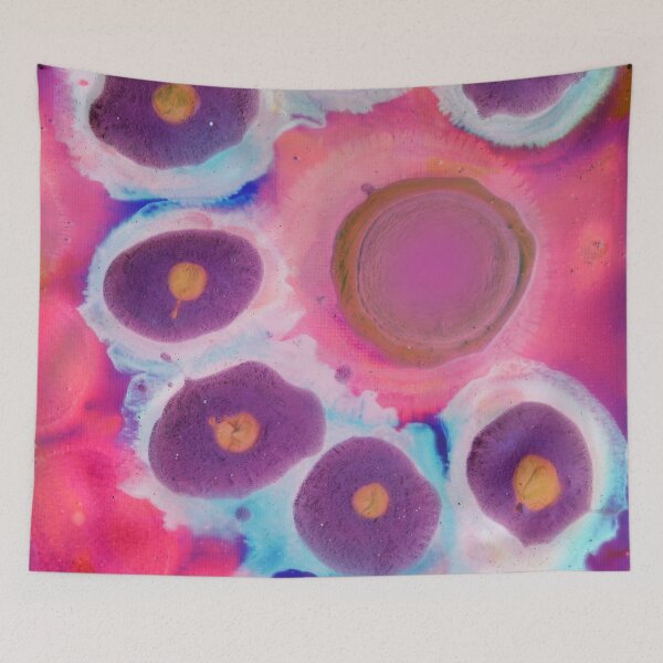 Item preview, magenta cell structure designed and sold by Janice Aitken.