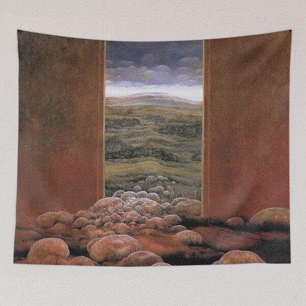 Item preview, Untitled (Doorway), by Zdzisław Beksiński designed and sold by JustContemplate.