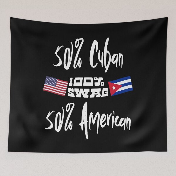 Item preview, American Raised With Cuban Roots (White) designed and sold by superdumb70.