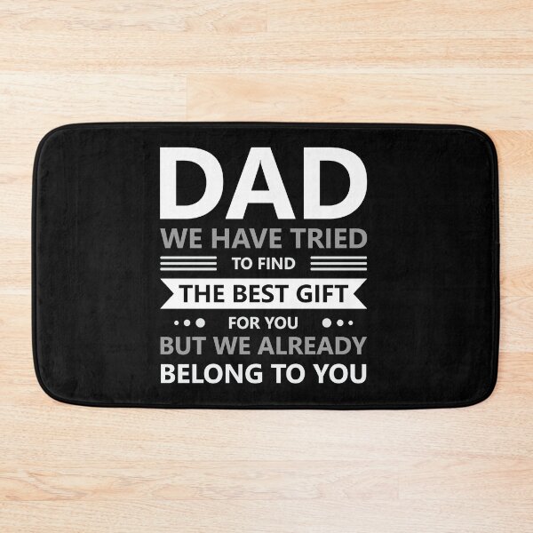 Item preview, Funny Fathers Day Dad from Daughter Son Wife for Daddy White Text Base designed and sold by Babadollcraft.