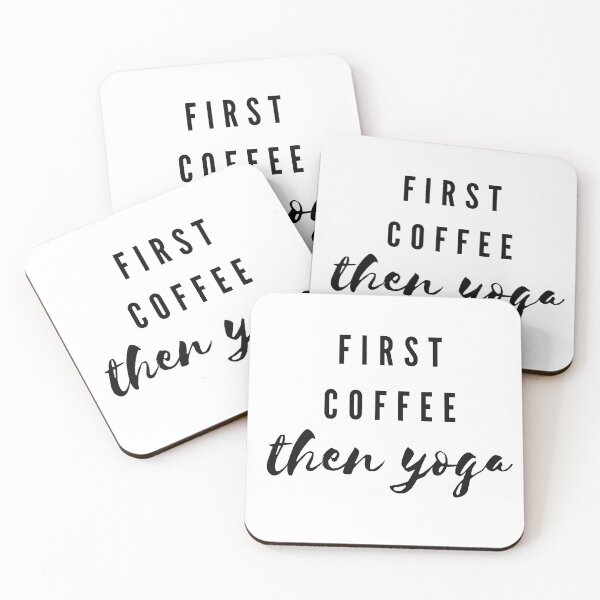 Item preview, Primero café luego yoga designed and sold by LadyBugKatCO.