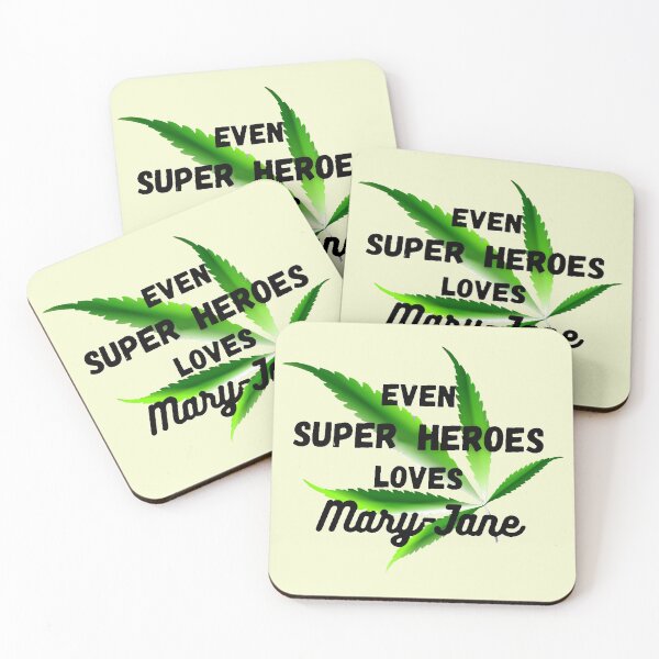 Item preview, Weed Lover Even Super Heroes loves Mary-Jane designed and sold by Hypnotees.