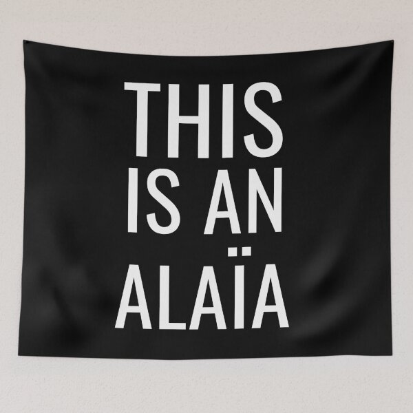 Item preview, This Is An Alaia | Black designed and sold by NoirOwned.