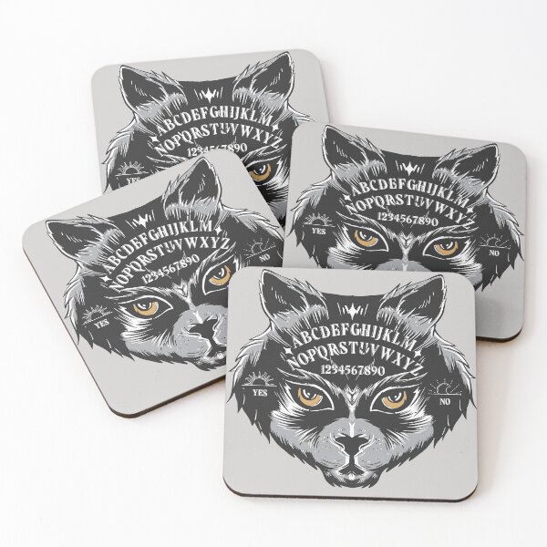 Item preview, Black Cat Ouiji Board designed and sold by SLAG-Creative.