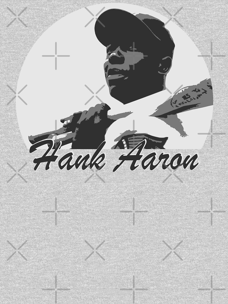 Disover hank aaron illustration and designs, baseball player hank aaron Classic T-Shirt