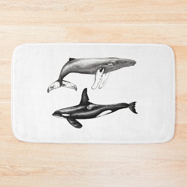 Item preview, Orca killer whale and humpback whale designed and sold by chloeyzoard.