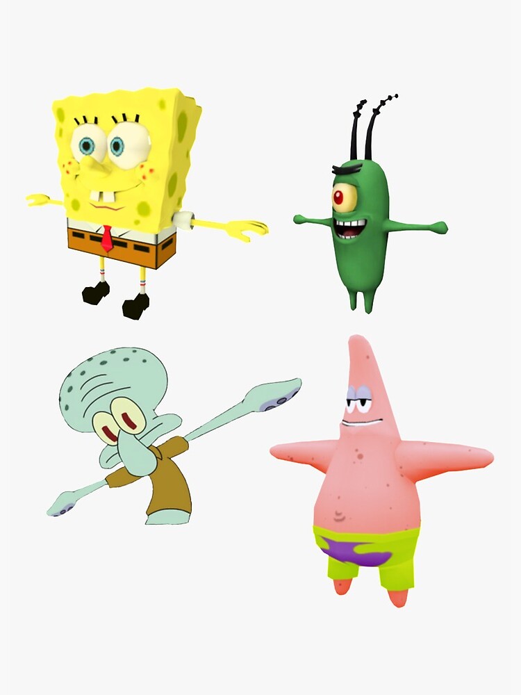 Spongebob doing the t-pose