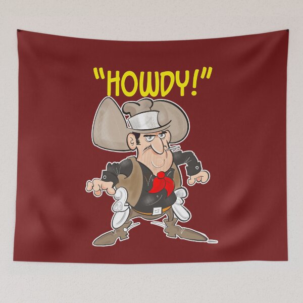 Item preview, Cowboy says "Howdy" designed and sold by jimbairn.