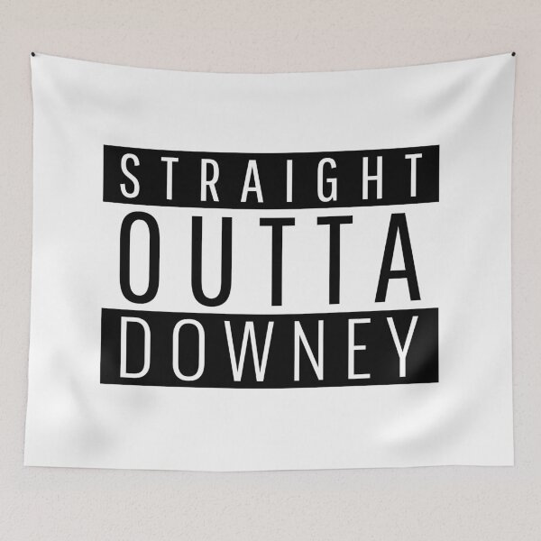 Item preview, Straight Outta Downey California  designed and sold by Teelogic.