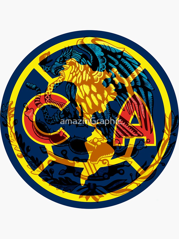 Club America Aguilas Patch Liga MX Mexico Futbol Soccer Pick Style