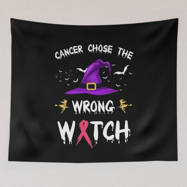 Item preview, Cancer Chose The Wrong Witch Halloween Costume Pink Ribbon designed and sold by BELASKRI STORE.