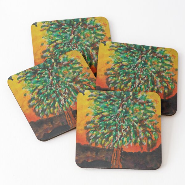 Item preview, Tree at sunset designed and sold by George Hutton Hunter.