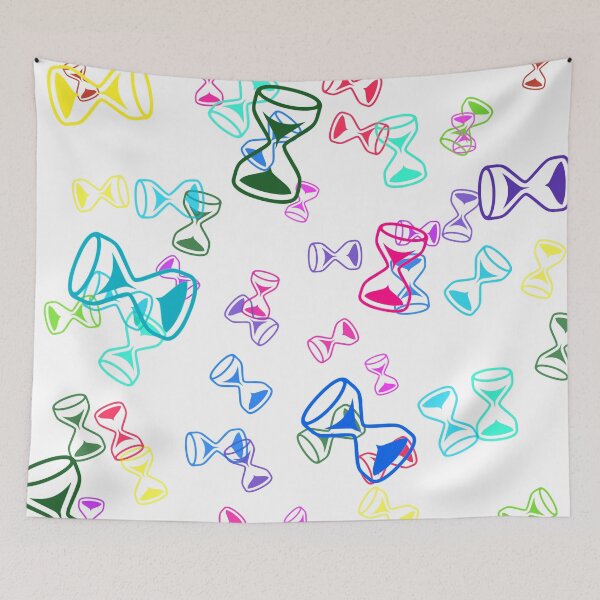 Item preview, Colorful Hourglass Pattern designed and sold by mrtraz.