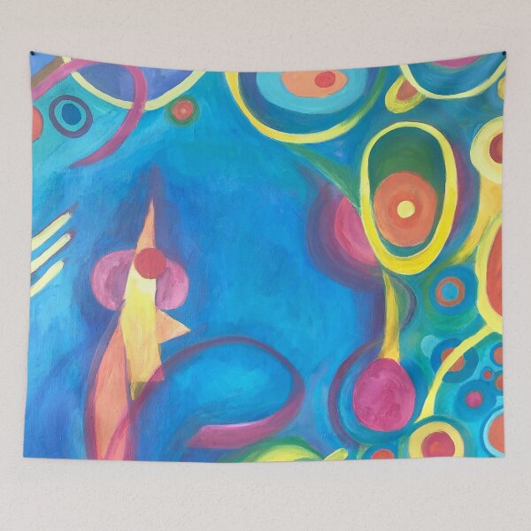Item preview, blue cell designed and sold by Janice Aitken.