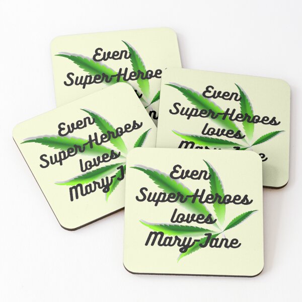 Item preview, Weed Lover Even Super Heroes loves Mary-Jane designed and sold by Hypnotees.