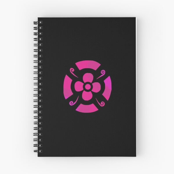 Item preview, Flower shield (pink tie dye on black)  designed and sold by Encie-Designs.