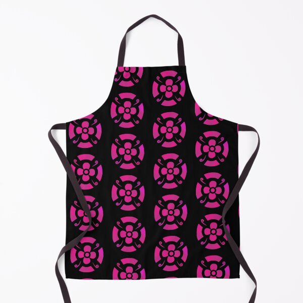 Item preview, Flower shield (pink tie dye on black) designed and sold by Encie-Designs.