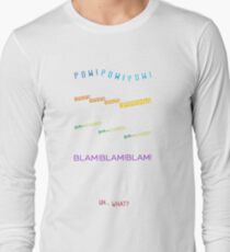 Voltron Sound Effects Typography Long Sleeve T-Shirt