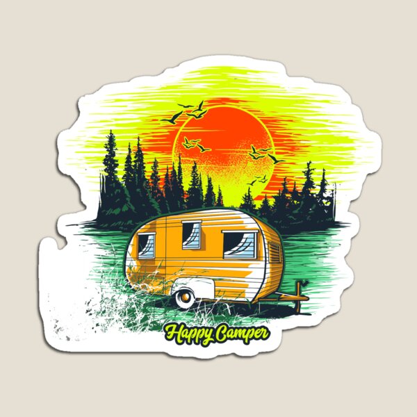 Artikelvorschau, Glücklicher Camper entworfen und verkauft von Frenur.