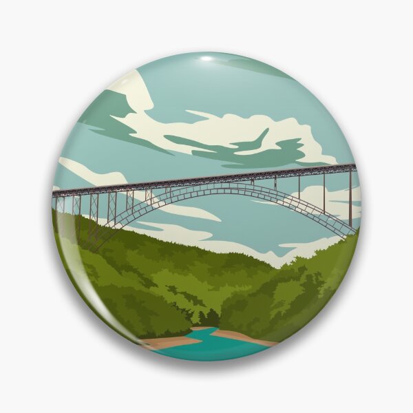 Artikelvorschau, Reiseplakat des New River Gorge Nationalparks entworfen und verkauft von Stadify.