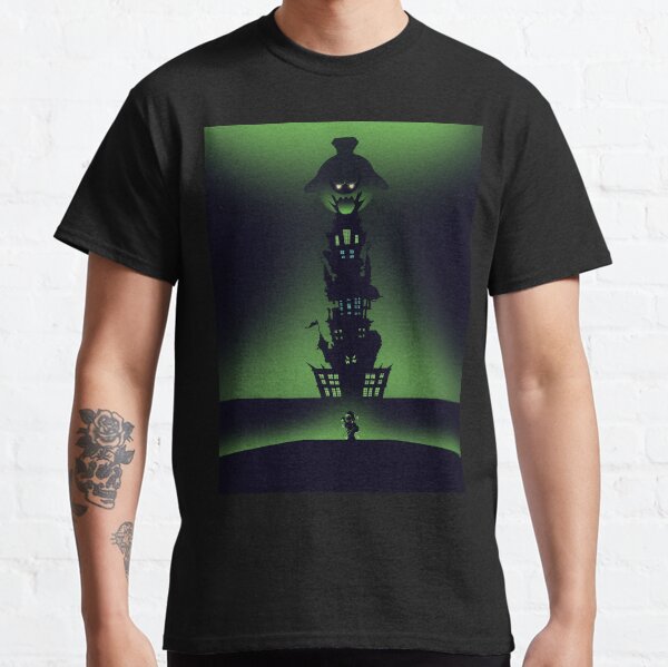 Luigi's Mansion - Minimalist Travel Style - Video Game Art Classic T-Shirt
