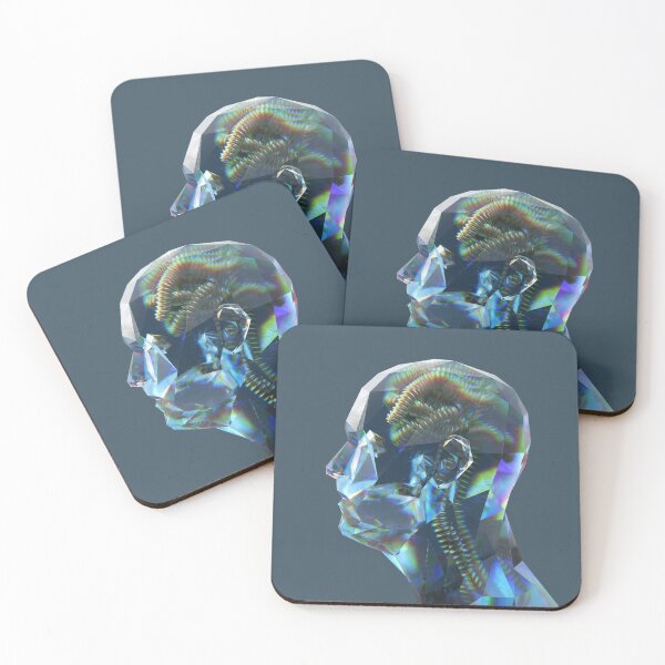 Item preview, artificial glass human head  designed and sold by Mike Kiev art.