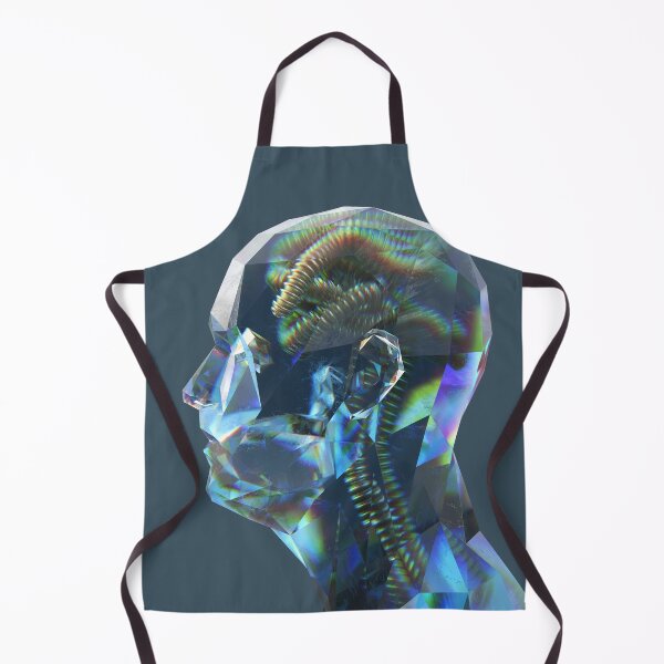 Item preview, artificial glass human head  designed and sold by Mike Kiev art.