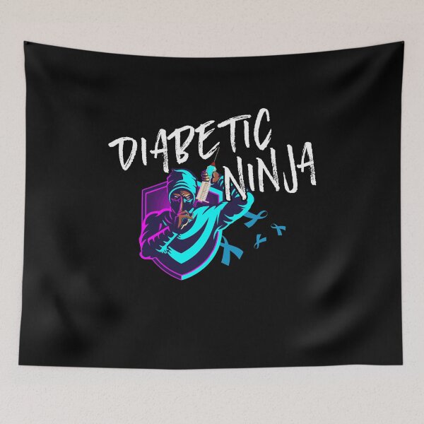 Item preview, Support T1D Diabetic Ninja Type 1 Diabetes Awareness Month designed and sold by Dressed For  Duty.