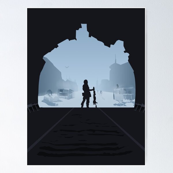 Artikel-Vorschau von Metro Exodus - Minimalistischer Reisestil - Videospielkunst, designt und verkauft von PopCultArcade.