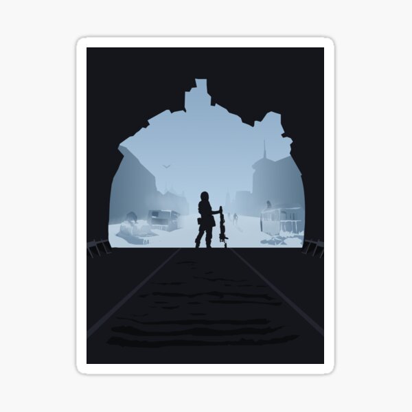 Artikel-Vorschau von Metro Exodus - Minimalistischer Reisestil - Videospielkunst, designt und verkauft von PopCultArcade.