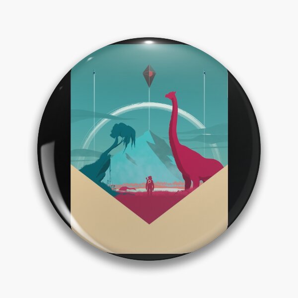 Item preview, No Man's Sky - Minimalist Travel Style - Video Game Art designed and sold by PopCultArcade.