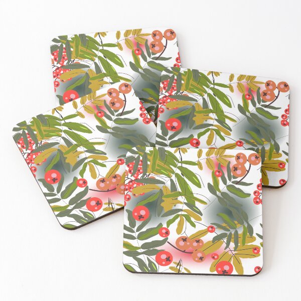Item preview, rowan berry, rowan common, autumn, pattern designed and sold by Natairbrush.