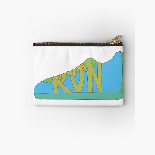 Item preview, Blue and Green Running Shoe Doodle designed and sold by klaireep.