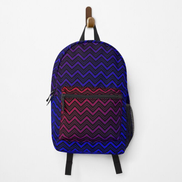Item preview, Chevron Black with Blue and Red designed and sold by Gravityx9.