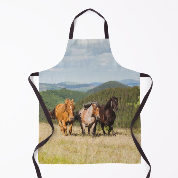 Item preview, landscape horses designed and sold by KnitNknot.